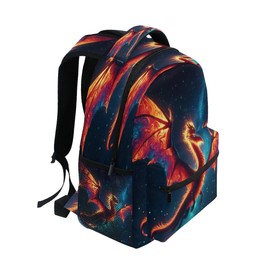 Bolaz Dragon in The Dark Night Kids Backpack for Boys Girls Backpacks Student Backpack Big For Elementary School Shoulder Bag Bookbag