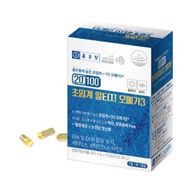 Chong Kun Dang 20100 Supercritical Altige Omega 3 833mg x 30 capsules 1 dry eye H / 종근당 20100 초임계 알티지 오메가3 833mg x 30캡슐 1개 건조한눈 H