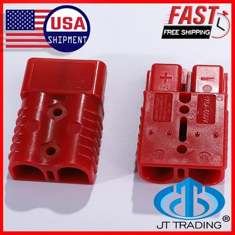 JTtrading 175A Battery Quick Connect Disconnect Jumper Connectors Cable Kit