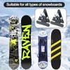 Syagnos Snowboard Wall Mount with Hooks, Snowboard Skateboard Hanging Wall