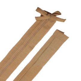 Aspen Creative 15014-21A, 6' Camel Faux Silk Fabric Cord & Chain Cover, Easy to Install for Lighting Fixture, Cable Management, Lamp Wire Cover