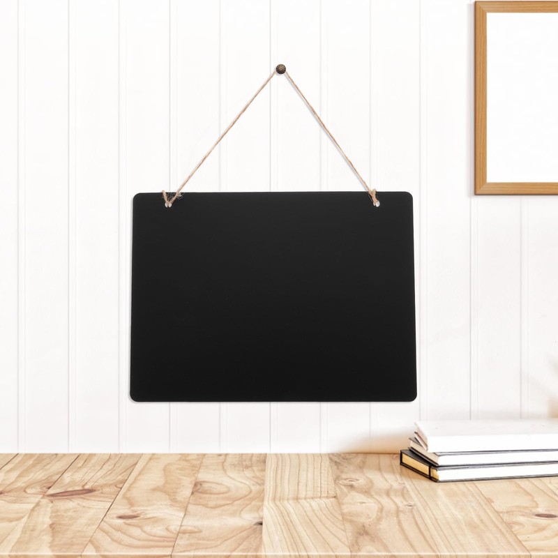 Blackboard, Wall Hanging, Double-Sided, Signs, Graffiti, Bulletin Board, Memo, Menu