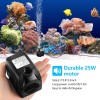 CWKJ Fountain Pump 400GPH Submersible Water Pump Durable 25W Outdoor