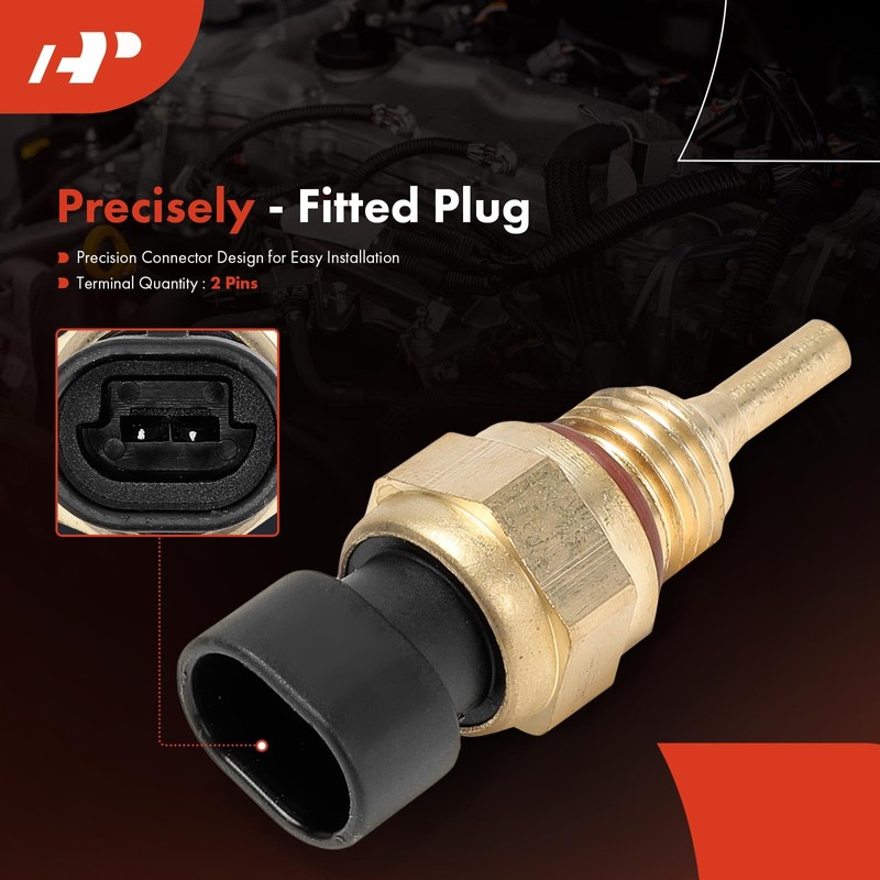 A-Premium Engine Coolant Temperature Sensor [2 Pins] Compatible with Ram