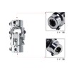 MDRIVEASY 3/4" DD x 3/4" DD Chrome Steering Shaft Universal