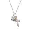 Delight Jewelry Silvertone Shalom with Dove - Bless and Keep
