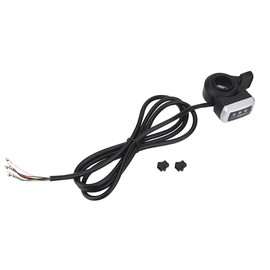 Keenso Control de Velocidad de 36 V, 6 Cables, Acelerador de Pulgar en la manija Izquierda/Derecha para Bicicleta eléctrica E-Bike de 22.5 mm