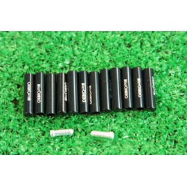 Micro Heroes microhero Lightweight Aluminum sihutoauta-endokyappu with 12 Set of Black waiya-endokyappu 2 Packs