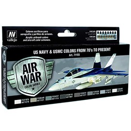 Vallejo Model Air USN Set 71155 US Navy & USMC Colours from 70's to Present (8)