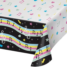 Trendware Birthday Beats Disco Party Paper Tablecloths, 3 ct