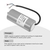 MECCANIXITY CBB60 Run Capacitor 50uF 250V AC 2 Wires 50/60Hz