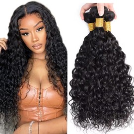 Curly Bundles Human Hair Afro Kinky Curly Human Hair Bundles Natural Black Color 14 16 18 Inch Unprocessed Remy Hair Extensions Double Weft Quick Weave For Women