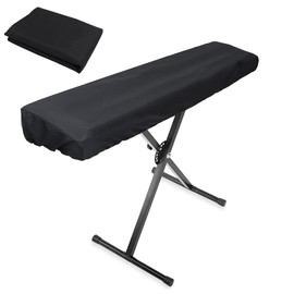 SUNSURE 61/88 Keys Piano Keyboard Dust Cover, Waterproof Stretchy Piano Music Keyboard Cover for Digital Electronic Pianos, Yamaha Piano Keyboard Bags Case with Elastic Cord (61 Keys)