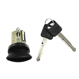 KarParts360 For Ford F-53 Motorhome Chassis 1999 00 01 02 03 2004 Ignition Lock Cylinders | Pair | Black | Replacement For 1F2009012B, 1L3Z11582A