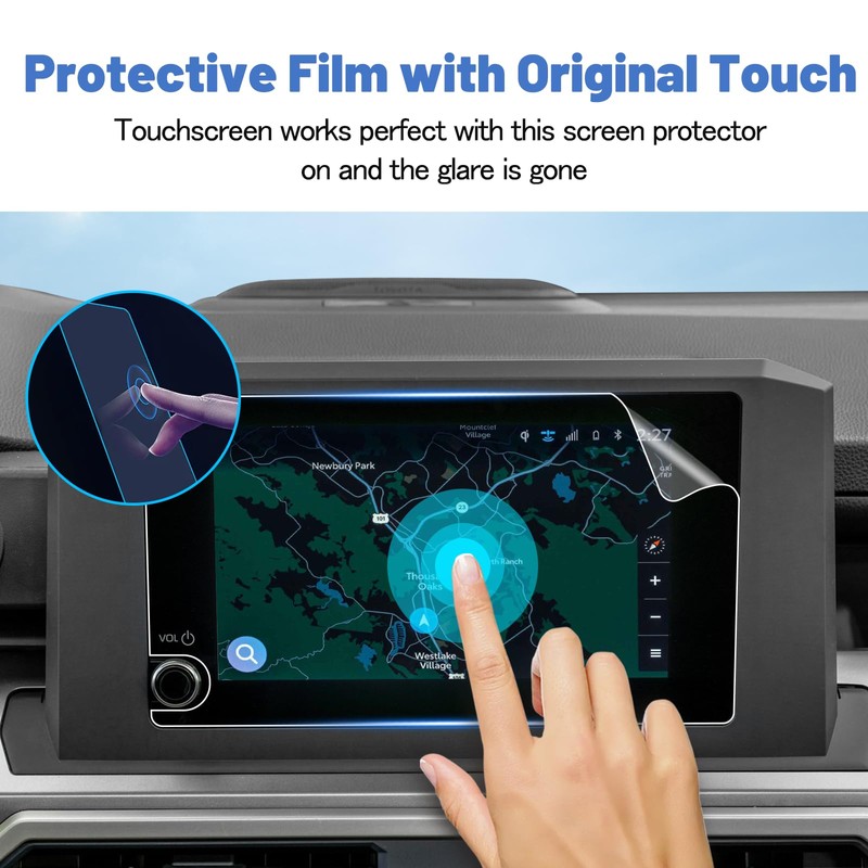 SHAOHAO 2 PCS for 2024 2025 Toyota Tacoma Screen Protector