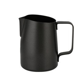 450ml Stainless Steel NOn Stick Coating Coffee Pitcher Milk Frothing Lattes Cup Mugs (Black)