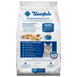 Blue Buffalo Blue Tastefuls Natural Adult Indoor Cat Chicken & Brown Rice Recipe Food for Cats 10 lb