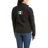 ARIAT Female Classic Team Softshell MEXICO Water Resistant Jacket Black