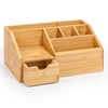woodluv Desk Organiser, Desk Tidy Pen Holder Organiser, Make Up