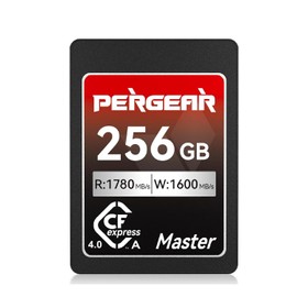 Pergear 256GB CFexpress 4.0 Type A Memory Card, Up to 1780MB/s Read Speed & 1600MB/s Write Speed for 4K 120P,8K for Sony Alpha Sony FX Cameras (4.0 Master Series) (256, GB)