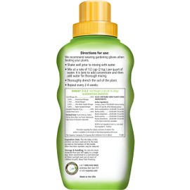 Espoma Organic 8 Ounce Concentrated Indoor! Plant Food - Indoor Plant Fertilizer for Large & Small Plants Like Pothos, Fiddle Leaf Fig, Monstera, Snake & Palms. Pack of 2.