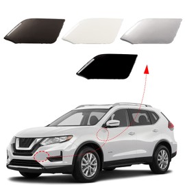 CZShiYue Front Bumper Tow Hook Cover Fit for Nissan X-Trail T32 Rogue 2017 2018 2019 2020 Towing Eye Cap 622A0-6FL0H (White, Left Driver Side) Xinpinsai
