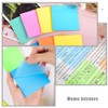 Operitacx 6 Books Colorful Sticky Notes Sticking Memo Pads Self-stick