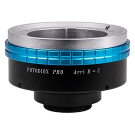 Fotodiox Pro Lens Mount Adapter, Arri Bayonet Lenses to C-Mount Cine/CCTV Camera Bodies, Black