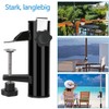 Anyingkai Parasol Holder, Balcony Railing, Adjustable, Space-saving Parasol Holder, Balcony