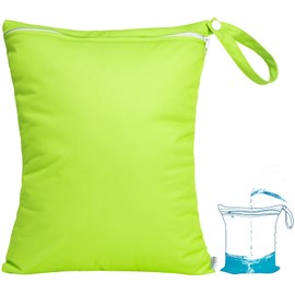 babygoal Waterproof Wet Dry Bag for Swimsuit, Reusable Bag for Travel, Food Storage, Stroller, Daycare, Baby Diapers, Yoga, Beach, Pool, Wet Clothes