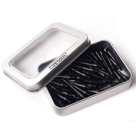 CUESOUL 100 2BA Soft Tip Dart Points (CSSTP001 - Black)