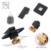 Black Shower Faucet GGStudy Single Function Shower Trim Kit with