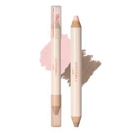 JUDYDOLL Quick-Fix Contour Duo - Barra de contorno crema 2 en 1 con resaltador, resistente al agua y al sudor, fórmula ligera y no pegajosa, para escu