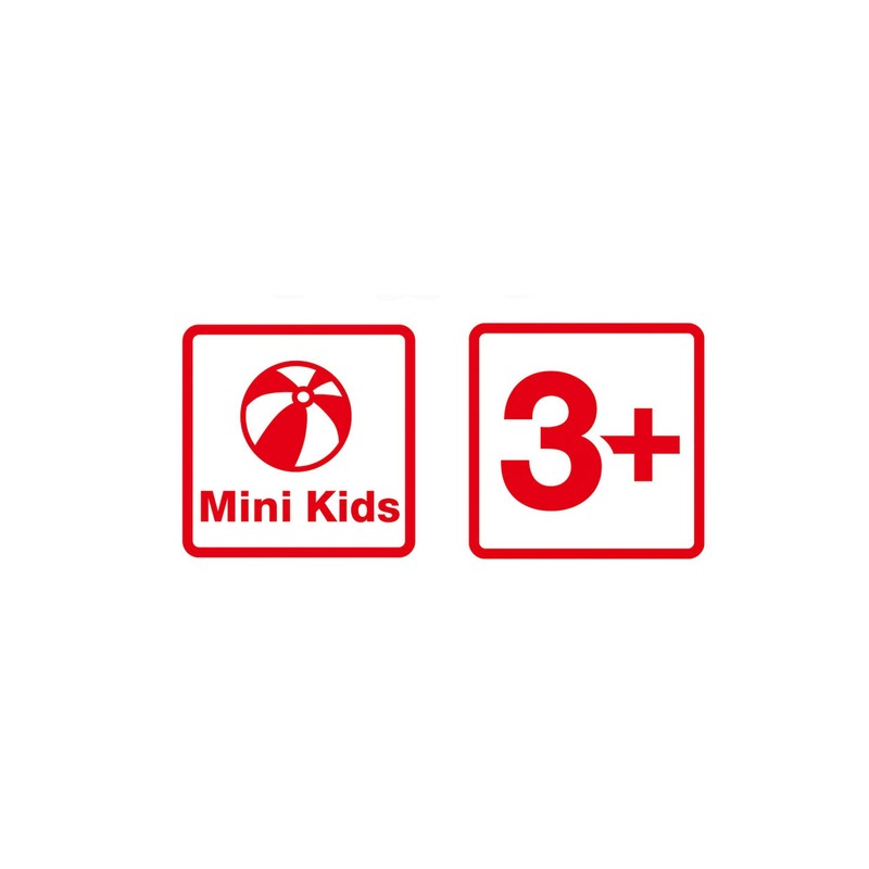 Eberhard Faber Mini Kids 579920 Children's Scissors in Red, Suitable