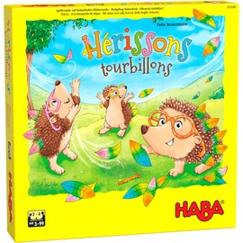 HABA - Hedgehogs Swirls - Board Game for Children - Memory and Educational Game - 2 to 4 Players - 3 Years and Older, 305589 [Packaging May Vary]