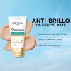 Crema Facial Oréal Paris Defender Anti Brillo Color Medio 40g