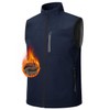 MoFiz Men's Softshell Outwear Vest, Light Full-Zip Vest Windproof Sleeveless