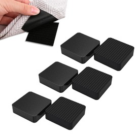 EujRcf 30 Pairs Rug Grippers for Carpeted Floors, 5 x 5cm Rug to Carpet Gripper, Anti Slip Carpet Grippers for Rugs, Carpet Stickers For Rugs for Carpeted Floor Stairs Sofas Hardwood Floors