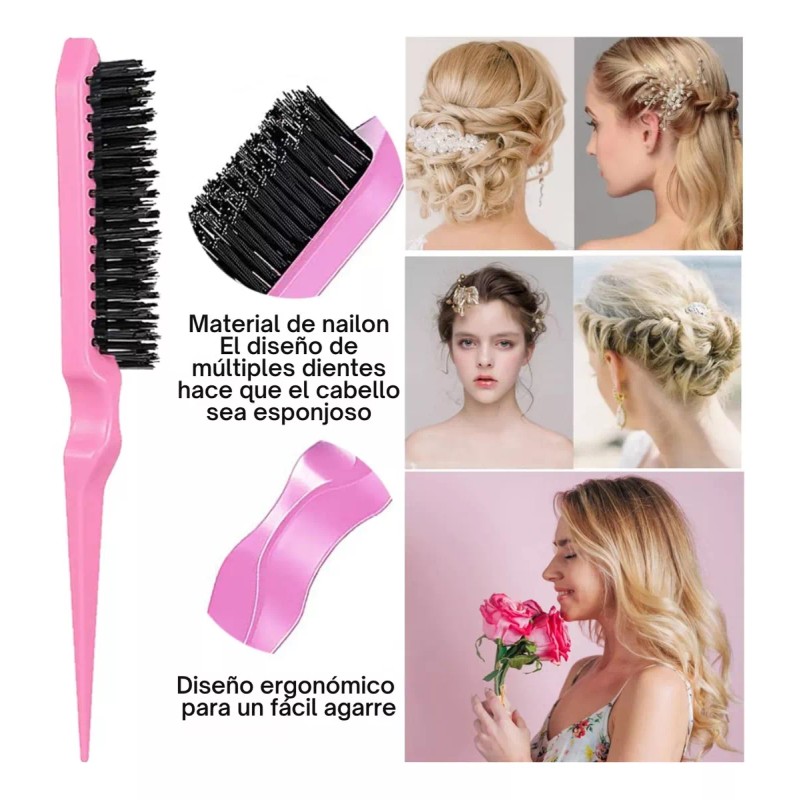 Universo en Linea Kit Cepillos Y Peines Peinado Cabello Pinza