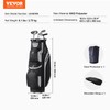 VEVOR Golf Cart Bag with 14 Way Organizer Divider Top,