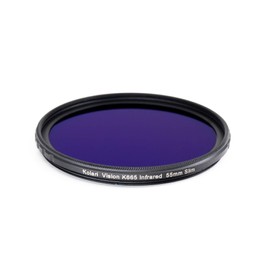 Kolari Vision Pro Infrared Lens Filters (55mm, K665) | Compatible with Glass IR Filters | Dust, Dirt, Smudge, & Scratch Resistant | Front & Rear Threaded | Hydrophobic Surface