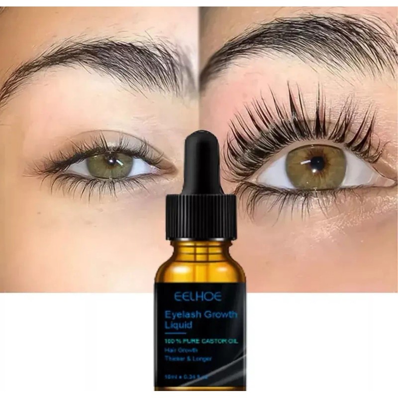 Eelhoe Suero Para Crecimiento De Pestañas Eelhoe Castor Oil 10