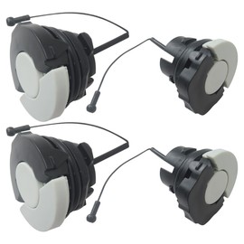 2x Fuel Cap #0000 350 0525 & 2x Oil Cap # 0000 350 0526 Fit for Stihl Chainsaw MS 230, MS 240, MS 250, MS 260, MS 340, MS 360, MS380, MS381, HT 100,101,250,130,131 MS 880 by XSPANDER