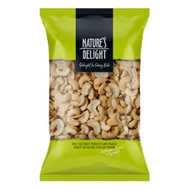 Natures Delight Salted Premium Cashews Halves 400 g