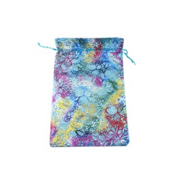 8 x 12 Inch 21 Drawstring Colorful Tree Bags Organza Jewelry Gift Pouch Candy Pouch Drawstring Wedding Favor Bags SD21203021X (Turquoise)
