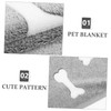 BESPORTBLE Small Pets Blanket Warm Dog Blanket for Pet Comfort