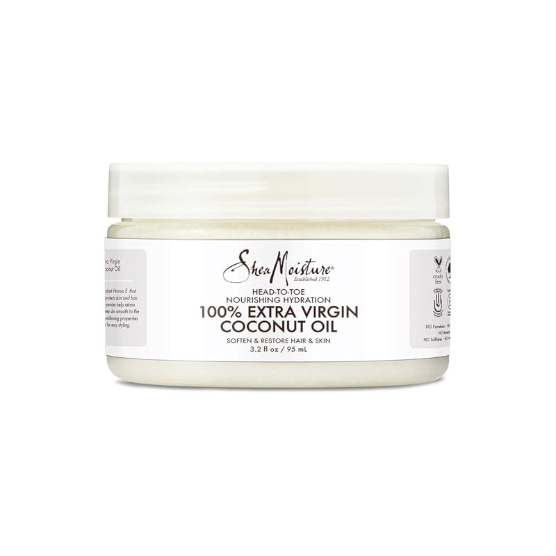 Shea Moisture - Aceite de coco 100% virgen extra para