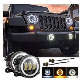 Focos Lupu 5x7 H4 Led Blanco Frío Para Auto/camioneta