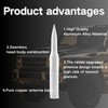 Medduw 5.5 inch White Bullet Antenna Replacement for Ford F150