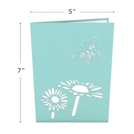Lovepop Daisy Patch Pop Up Card - 3D Card, Greeting Card, Flower Card, Anniversary Card, Mother's Day Card, Birthday Card, Appreciation Card (Retiring Design)
